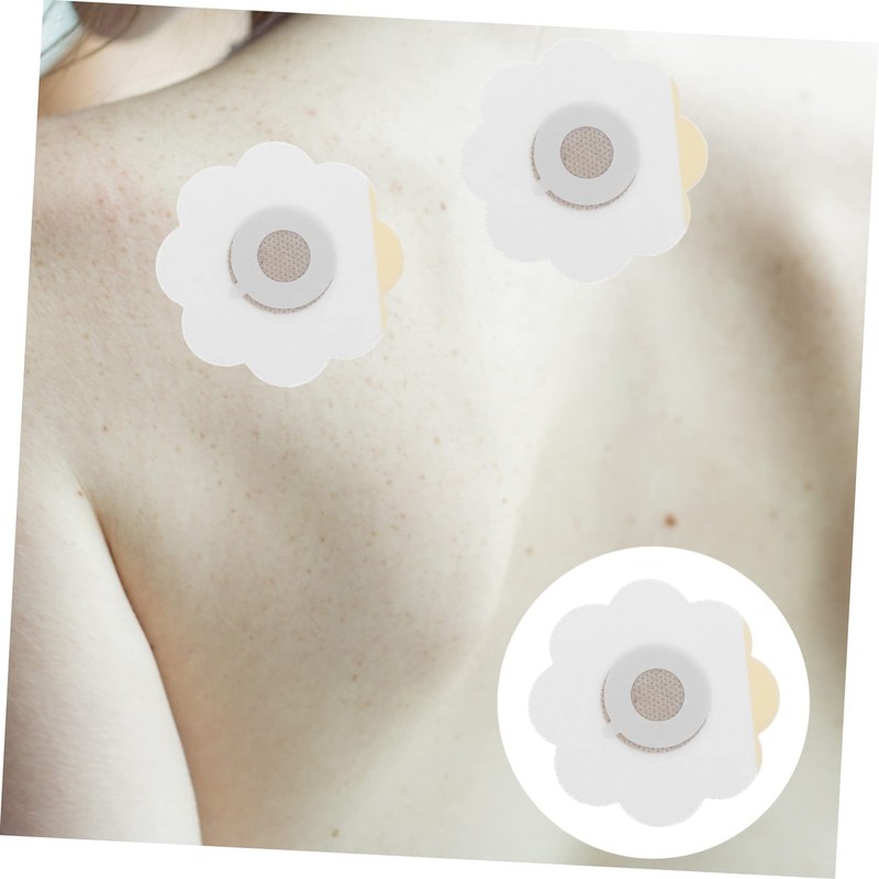 Outanaya 10pcs Moxibustion Blank Patches Stickers Portable Fixators Portable Moxibustion