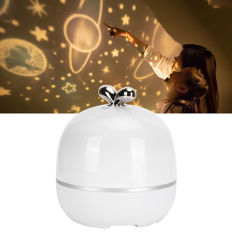 Projection Lamp with 6 Patterns USB 360 Degree Rotating Dimming
