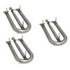 Votenli S1246C (3-Pack) 14.5" x 6.25" Stainless Steel Burner Replacement