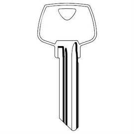 Kaba Ilco Sargent 6 Pin LA Brass Key Blank (O1007LA) 50 Pack S22