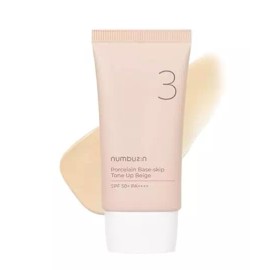 Numbuzin No. 3 Porcelain Base-Skip Tone-Up Beige SPF50+ PA++++ 50ml  - US SELLER