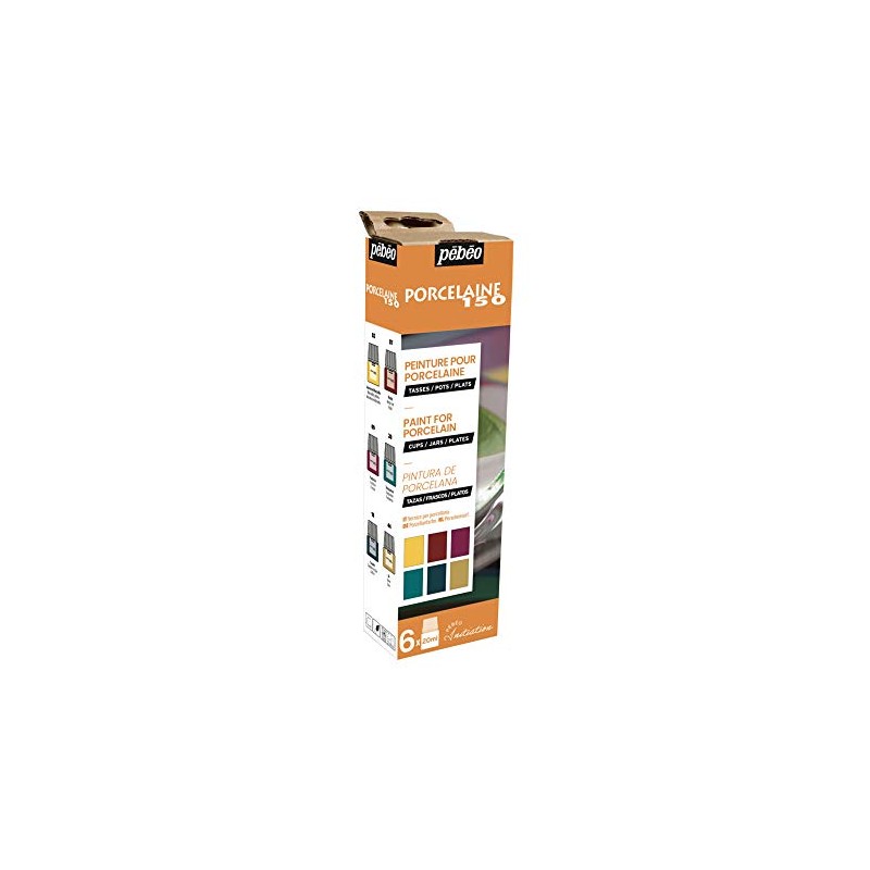 Pebeo Paint, Starter Pack-2, 20 ml (Pack of 6)