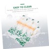 Hohopeti Party Tablecloth Sage Green Dinner Tablecloth Leaf Pattern Decorative
