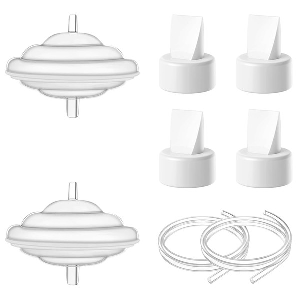Backflow Protector 2PCS Tubing 2PCS and Duckbill Valves 4PCS Replacement