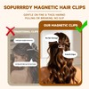 Magnetic Hair Clips for Women, Advanced No-Slip Styling Hair Clips,