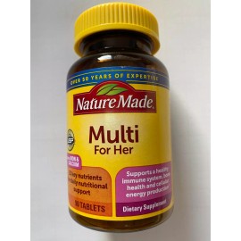 Nature Made Multi for Her including Iron & Calcium ( 90 tablets ) 23 key 05/2026
