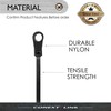 100 Nylon Cable Wire Zip Ties Mounting Hole Nail Screw
