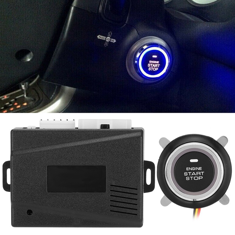24V Universal Engine Stop Start Button Keyless Push Switch Remote