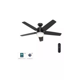 Hunter 52 in Cavera Matte Black  Ceiling Fan Light Kit Missing Motor,Remote PATR