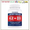 Weider Artery Health with Vitamin K2 Plus D3, 90 Veggie