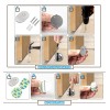 Topes para Puertas Chicon Pack 6 Magnéticos Acero Inoxidable con