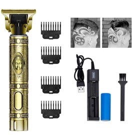 Maquina Para Cortar Cabello, Salandens Cortapelos De Precisión Recargable, Rasuradoras Para Hombre Con 4 Peines Guíacarga Usb