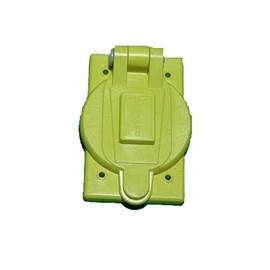 Marinco 7420CR Marine Waterproof Electrical Cover with Lift Lid (Fits 15, 20, 30-Amp Single Receptacles)