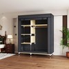ArluKin Portable Wardrobe Closet Durable and Easy to Assemble Heavy