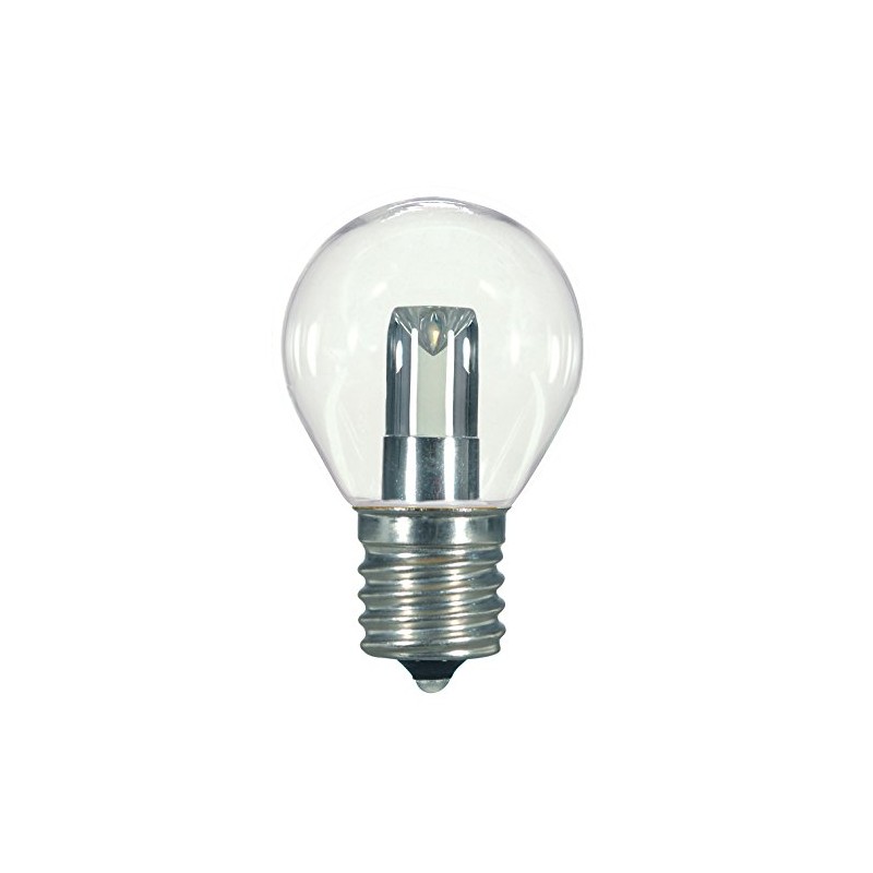Satco S9167 LED S11 Clear 2700K Intermediate Base Light Bulb,