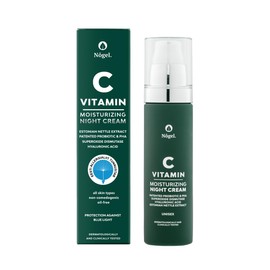 Ausgezeichnete Nôgel Vitamin-C-Feuchtigkeits-Nachtcreme mit Estnischem Brennnessel-Extrakt & Ecocert Vitamin C Regenerierende, antioxidative Nachtpflege für alle Hauttypen – Klinisch getestet – 50 ml