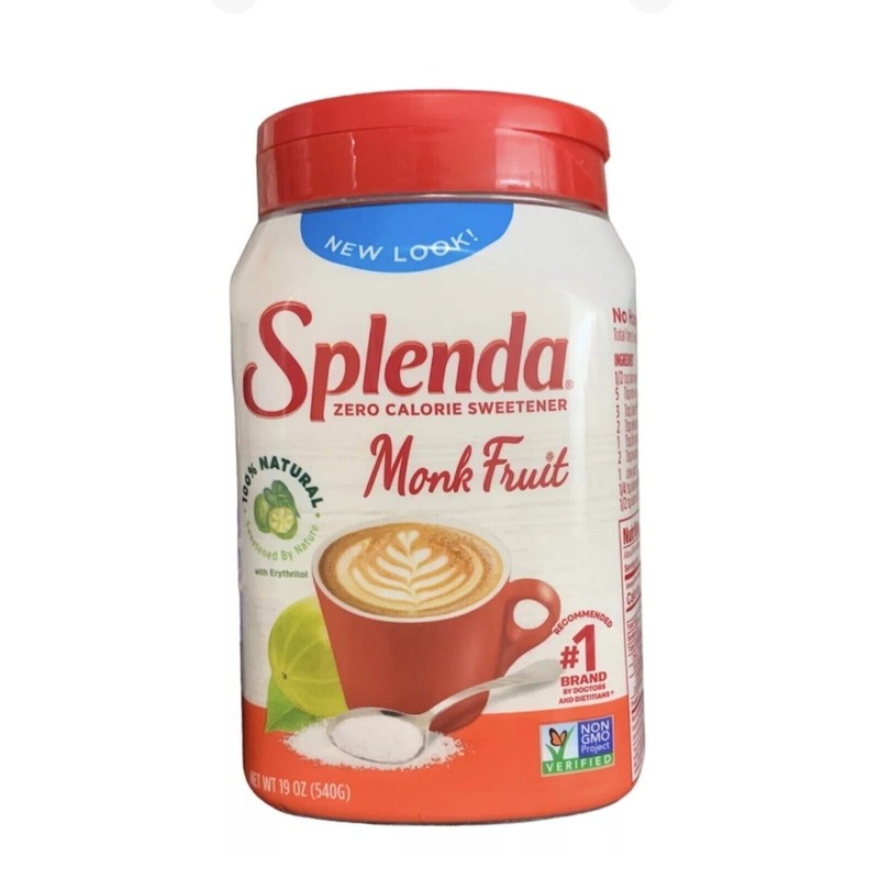 SPLENDA (Lot Of 4) Splenda Monk Fruit Zero Calorie Sweetener