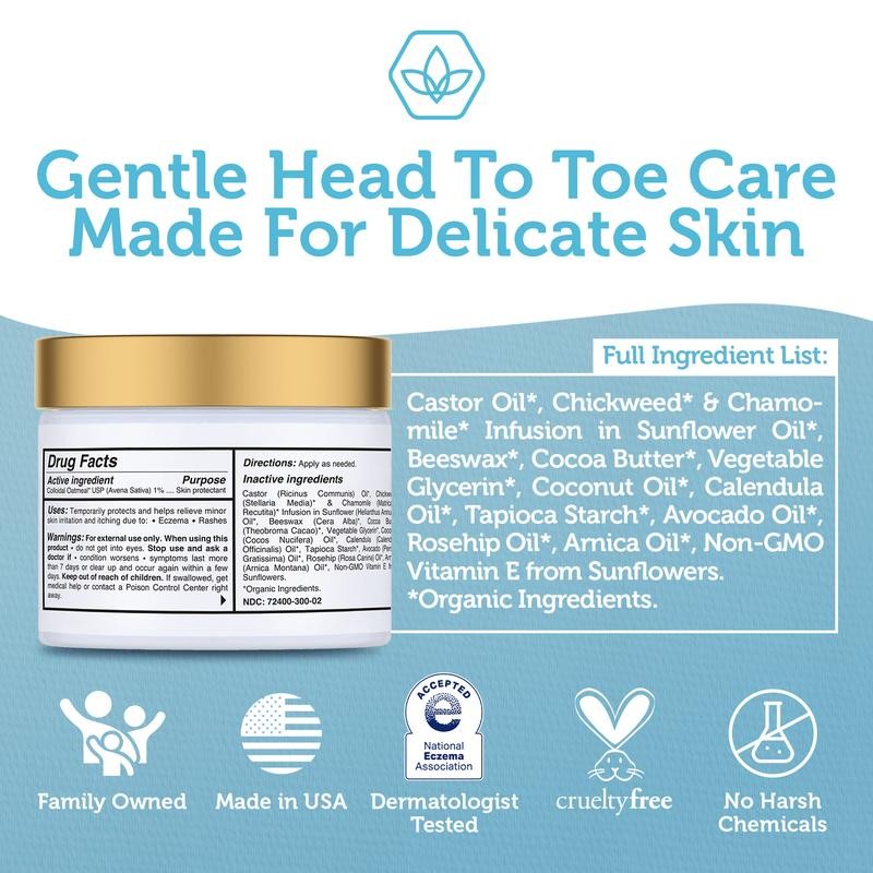 Superbalm Moisturizer for Itch & Irritation - USDA Organic Skincare