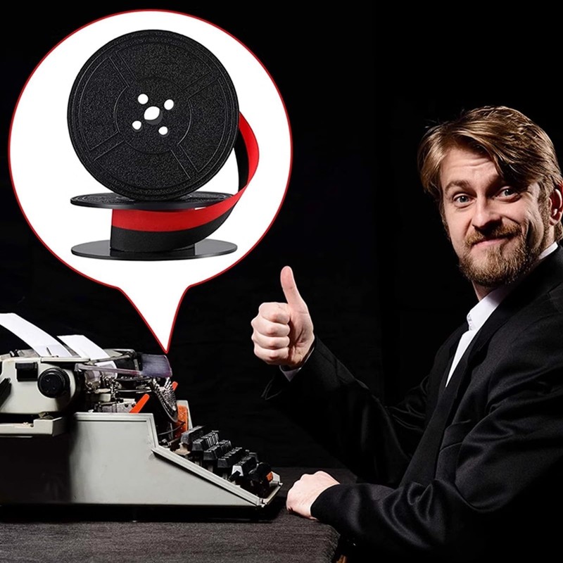 Ink Ribbon, Typewriter Ribbon, Alriedy Pack of 2, Compatible with