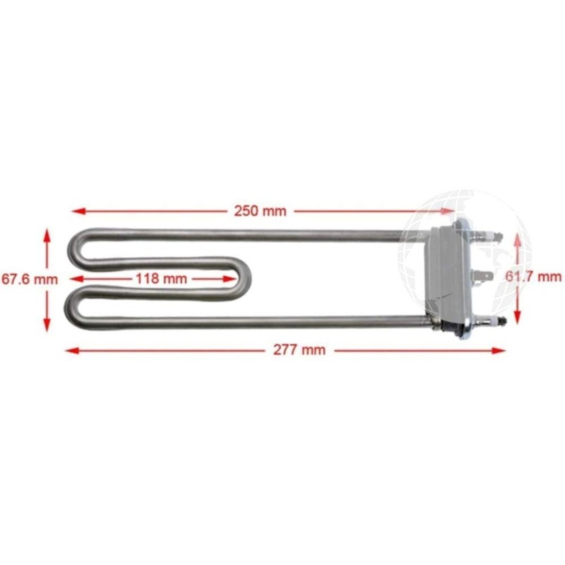 FVLFIL Heating Element for Washing Machine with Sensor (Original Beko)