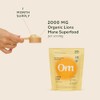Om Organic Mushroom Nutrition Lions Mane Memory, Focus, Nerve Health,