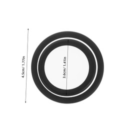 Ipetboom 2pcs Stethoscope Diaphragm Replacement Parts Floating Diaphragms for Pediatric Adult Stethoscopes Easy to Install Versatile Accessories for Improved Clarity During Auscultation