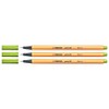 Stabilo Point 88Fineliner Pens Pack of 3Apple Green Covered PTE