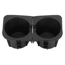 Cup Holder Insert,1 Pair Cup Holder Insert Center Console Cup Tray Non Slip Left Right Compatible with Tacoma 2005‑2017 Bucket Seat Only， OEM 66991‑04012