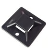 Cable Tie Mounts Self Adhesive Clips Wire Tie Base (25mm