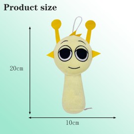 HYDTQCL Sprunki Plush, 25 cm Sprunki Plushies Cuddly Toy, Sprunki Plush for Boys Girls Children Fans Birthday Gift (J)