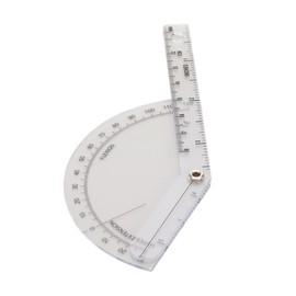 Orthopedic Protractor, Accurate Scale, Orthopedic Ruler, Transparent Accurate Plastic 120 Degree Range Orthopedic Angle Ruler
