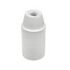 HALOTEC Pack of 4 E14 Bulb Sockets, White, Smooth Small