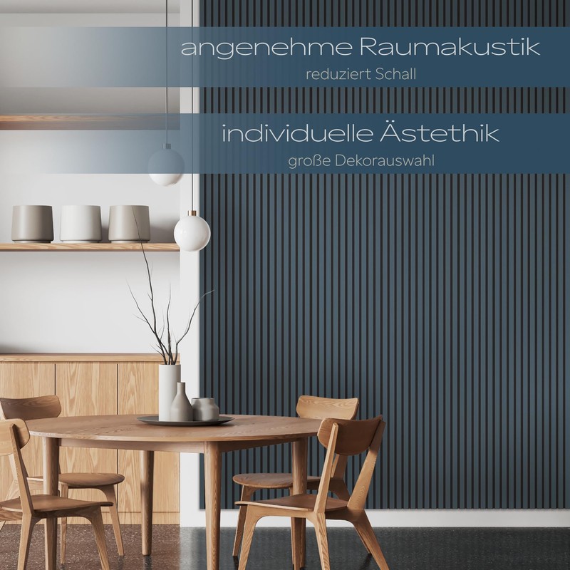 HEXIM Acoustic Panels Sample Piece - Flexible Slat Wall, Wood