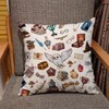 Harry Reading Pillow Covers for Book Lovers Gifts,Wizard Gift Pillow
