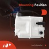 A-Premium Windshield Washer Reservoir with (Washer Pump/Cap/Hose/Bracket/Fluid Level Sensor) Compatible