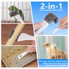 XANGNIER Bird Cage Cleaner Brush Kit,Bird Poop Remover Cleaning Tools