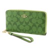 Coach c4452 imma1 Women's Long Wallet, Green, green