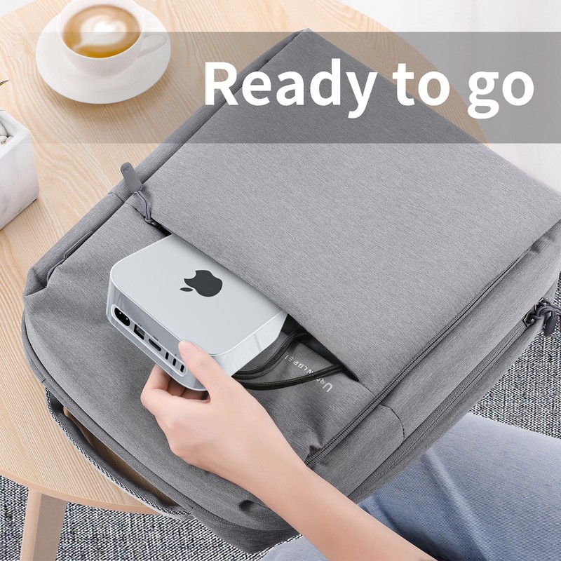 PHIXERO TPU Case for Mac mini M4, Protective Cover, All-Round
