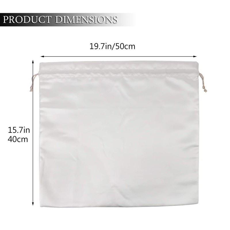 PlasMaller Dust Cover Storage Bags Thick Silk Cloth Pouch with