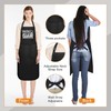 Jiusely Funny Baking Apron for Women, Baking Queen Cooking Apron