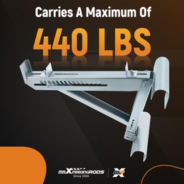 maXpeedingrods Ladder Jacks 2 Pack Scaffold Bracket, Extension Scaffolding Platform for Working Stage 20 inch Strengthen Stability