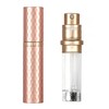 muilsae AD00PK Diamond Design Refillable Perfume Bottle 5ml, Portable and