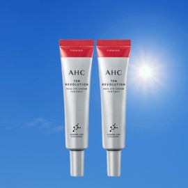 AHC Ten Revolution Real Eye Cream for Face 35ml x 2 AHC Whitening Wrinkle Elasticity Moisturizing Nourishing Cream / 에이 에이치 씨 텐 레볼루션 리얼 아이크림 포 페이스 35ML 2개 AHC 미백 주름 탄력 보습 영양크림