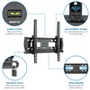 Mount-It! Lockable Anti Theft Tilt TV Wall Mount, Locking Bar