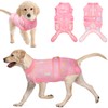 SlowTon Dog Surgery Recovery Suit, Professional Pet Recovery Shirt, Cone