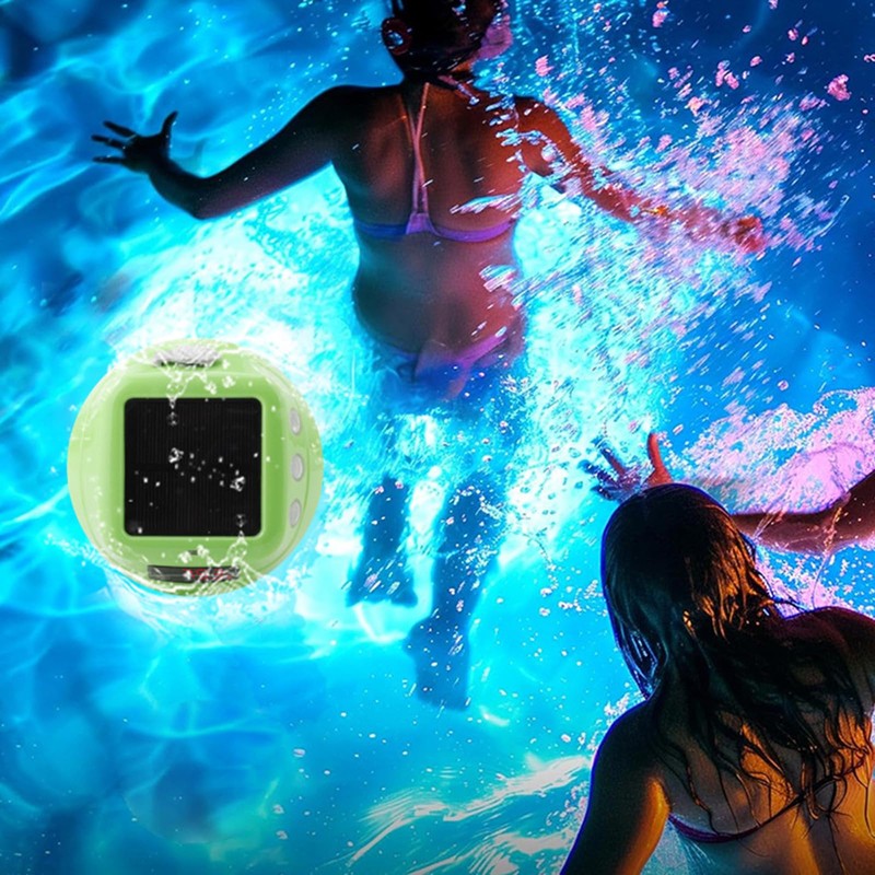 LED LED Pool Thermometers with Solar Charging and IP68 Design