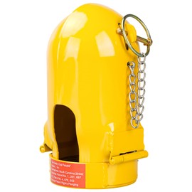 Gas Cylinder Regulator Protector Safety Cap Fine Thread 3-1/8 x 11 | High Pressure Gas Cylinder Safety Cap - Drop-Proof Design | Industrial Grade | Stainless Steel