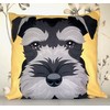 The Beach Stop Decorative Miniature Schnauzer Dog Scatter Cushion Cover