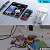 USB Charger Station 50W(10A) 12 Ports,USB Desktop Charging,Multiple Charging Block,USB