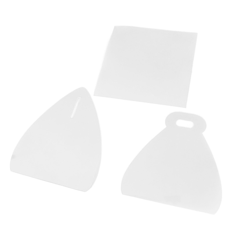 Gift Box Template PET Material Stereoscopic Box Sewing Stencil for